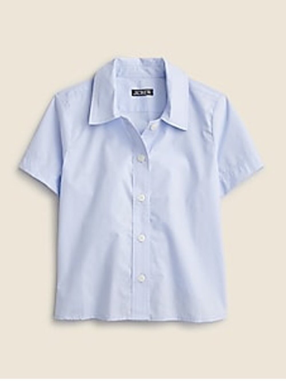 Gamine shirt in cotton poplin